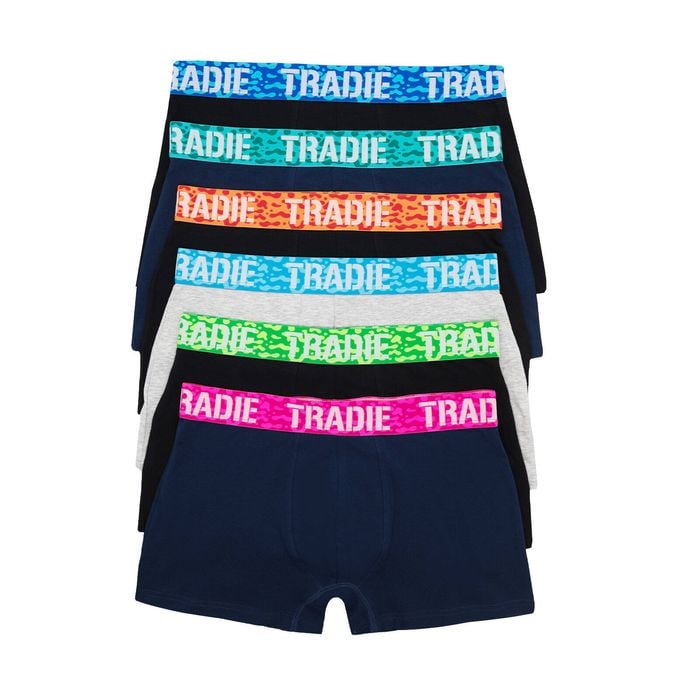 Tradie Underwear Trunks 6 Pack X-Large