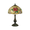 G&g Small Camellia Tiffany Table Lamp