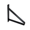 Carinya 210 x 185mm Black Exposed Triangle Stayed Bracket