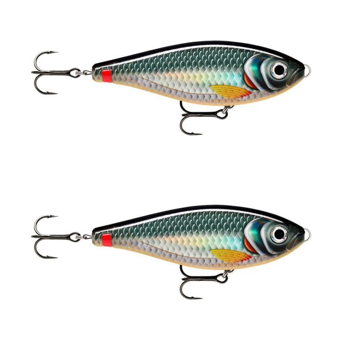 2x Rapala 14cm X Rap Haku Slow Sinking Glidebait Fishing Lures - Halloween