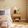 Orbie Wooden Bedside Table in Oak