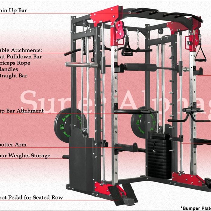 Lsg Multi Station Smith Machine Rack Multi-Functional Smith