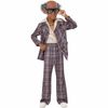100 And Still Ballin Old Man Grandpa 100 Days of School 70s Child Boys Costume S