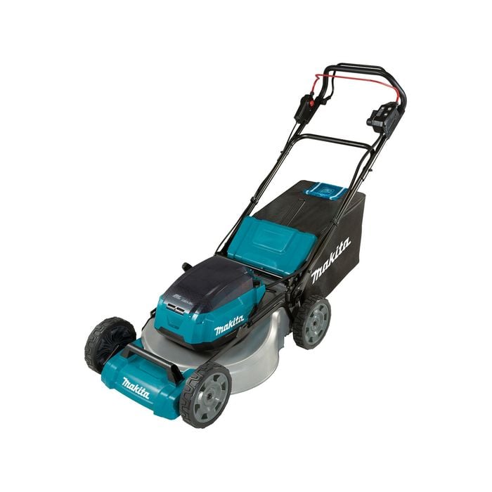 Makita 18Vx2 Brushless 534mm Self Propelled Lawn Mower Kit Bunnings Australia