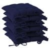 Harbour Housewares Square Dining Chair Seat Cushions - Pack Of 6