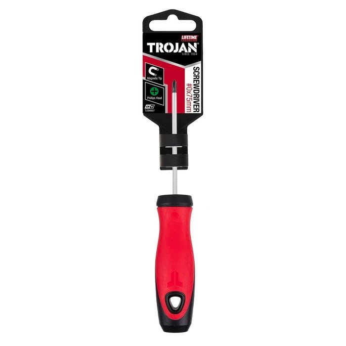 Trojan 75mm No.0 Phillips Screwdriver