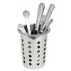 Olympia Round Cutlery Basket Stainless Steel 140h X 113w X 112dmm Dishwasher Safe Commercial Kitchen Storage