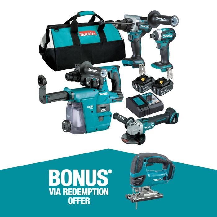 Makita Brushless 4 Piece Combo Kit DLX4148TX1