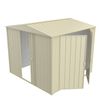 Build-a-Shed  2.3 x 2.3 x 2.3m Gable Double Hinged Side Door Shed - Cream