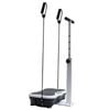 Vibration Plate Exercise Machine Lymphatic Drainage Machine with Adjustable Handrails