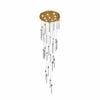 LENA 30 Stick Crystal Chandelier Tri-colour LED (Gold)