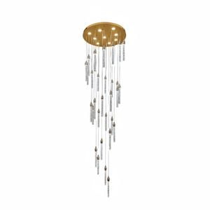 Element Lighting LENA 30 Stick Crystal Chandelier Tri-colour LED (Gold)