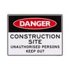 Sandleford 450 x 600mm Construction Site Plastic Sign