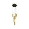 15 Light Pendant Light - Delessi Trechizio - Gold