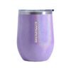 Stemless Vacuum Insulated Wine Tumbler 355ml (12oz) Ultra Violet (Glitter)
