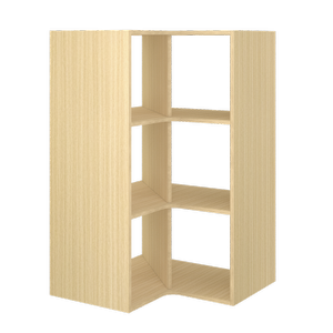 Lugna 1072 x 682 x 390mm Sand 3x2 Cube Corner Unit