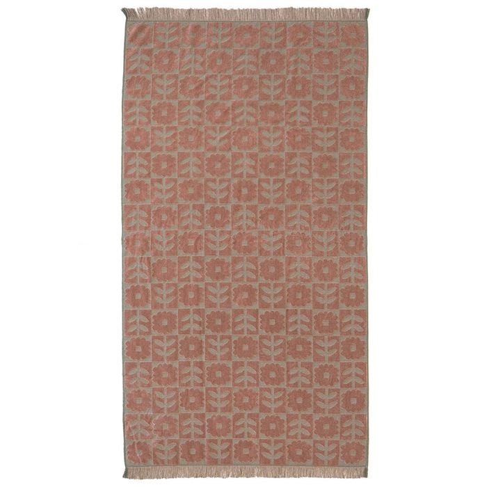 Bambury Hilo Beach Towel Bloom - Toffee