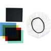 Phottix Kali 600 PH20900-1 Honeycomb, Gel & Diffuser Kit 4 Gels - Red Yellow Grn Blue