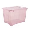 All Set 20L Pink Translucent Modular Storage Container