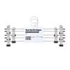 All Set 5 Pack Metal Clip Clothes Hangers 