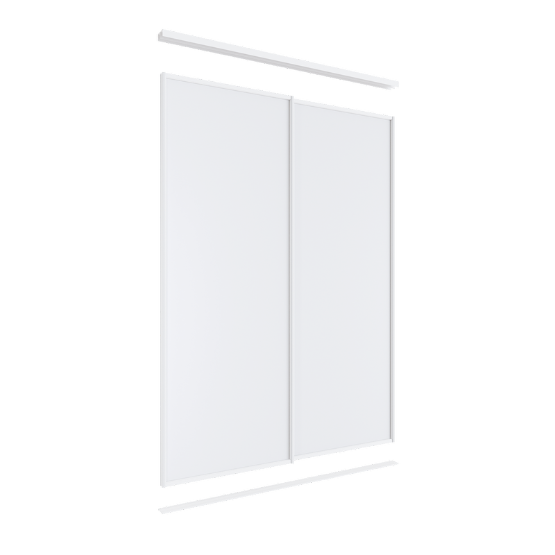 2400mm x 1201mm-1800mm 2 Melamine Wardrobe Door Package