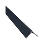 RapidMesh 20 x 20 x 1.5mm x 1m Black Aluminium Equal Angle