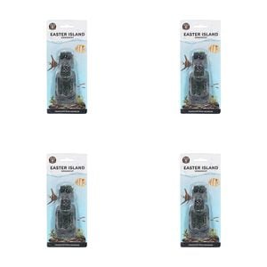 4PK Dudley's World Of Pets Aquarium/Fish Tank Easter Island Decor 20cm