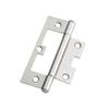 Lane 90 x 54 x 1.6mm Satin Chrome Plated Fixed Pin Easy Fit Hinge