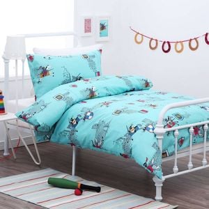 Bloomington Knight Horse Polyester Cotton Quilt Cover Set Single