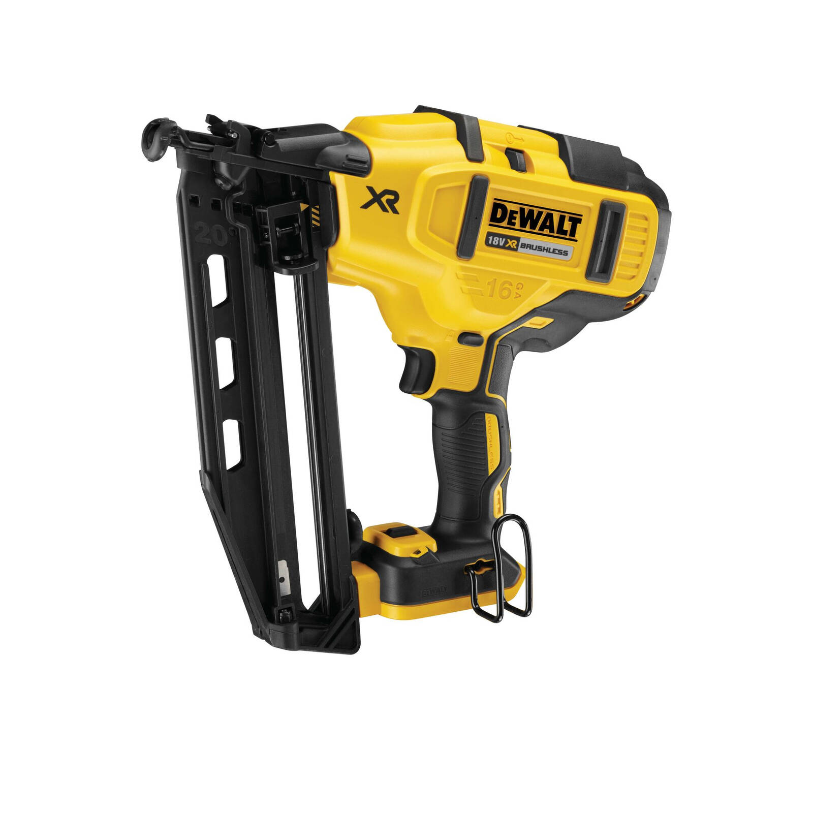 DeWALT 18V XR Brushless 16GA Brad Nailer DCN661N XE Skin Only Bunnings New Zealand