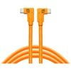 Tether Tools Tetherpro Usb-c To Usb-c Rt Angle/rt Angle 4.6m Hi-vis Orange