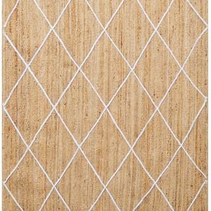 Lumbia Handwoven Natural Jute Rug - 1091 - Natural - 110x160cm
