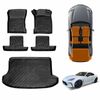 3d Floor Mats Boot Liner Set For Toyota Gr86 2022-onwards All Weather Heavy Duty Cargo Car Trunk Luggage Tray