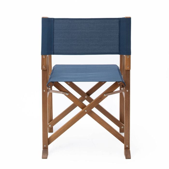Mimosa Blue Timber Director's Chair - Bunnings Australia