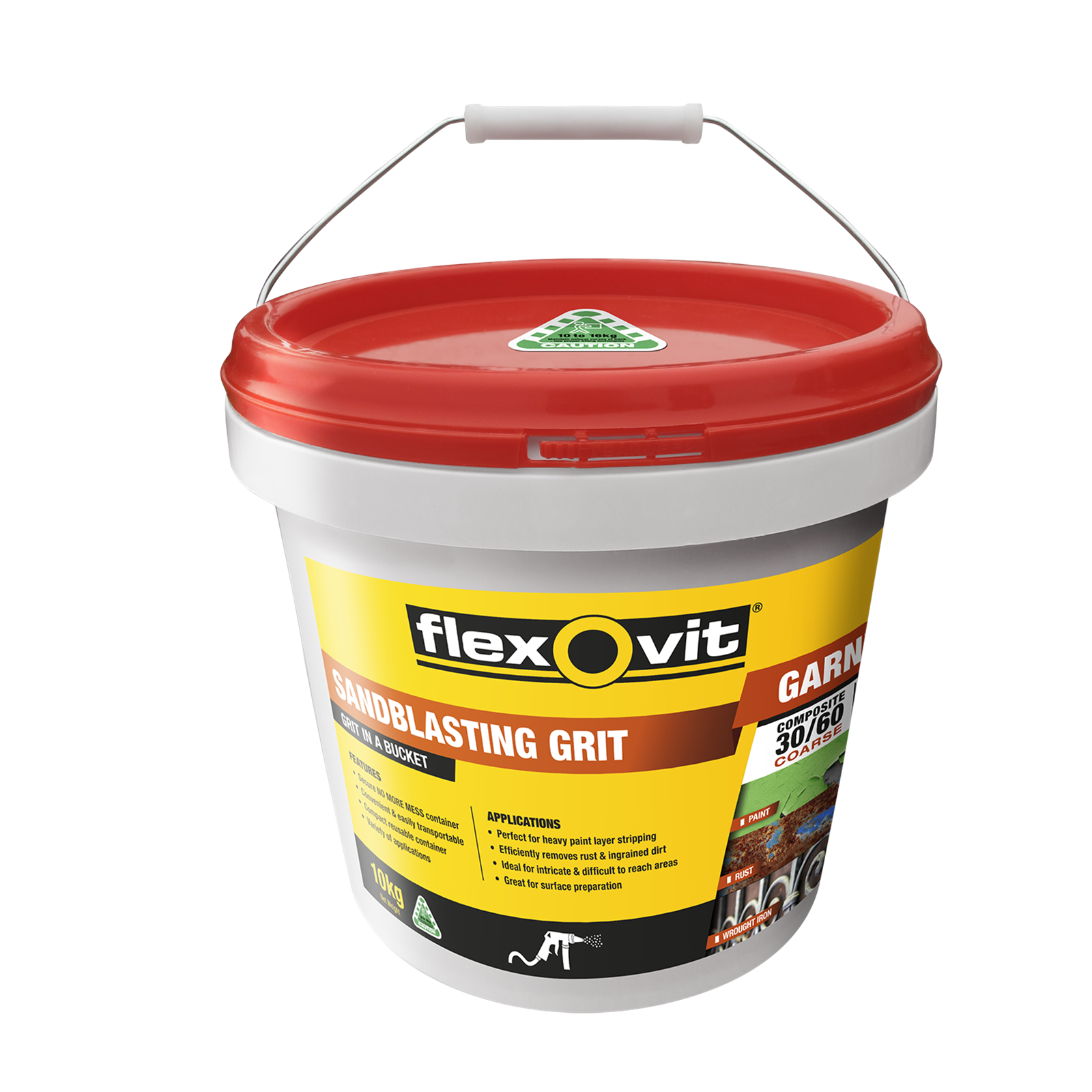 Flexovit 10kg Garnet Sandblasting Grit product image