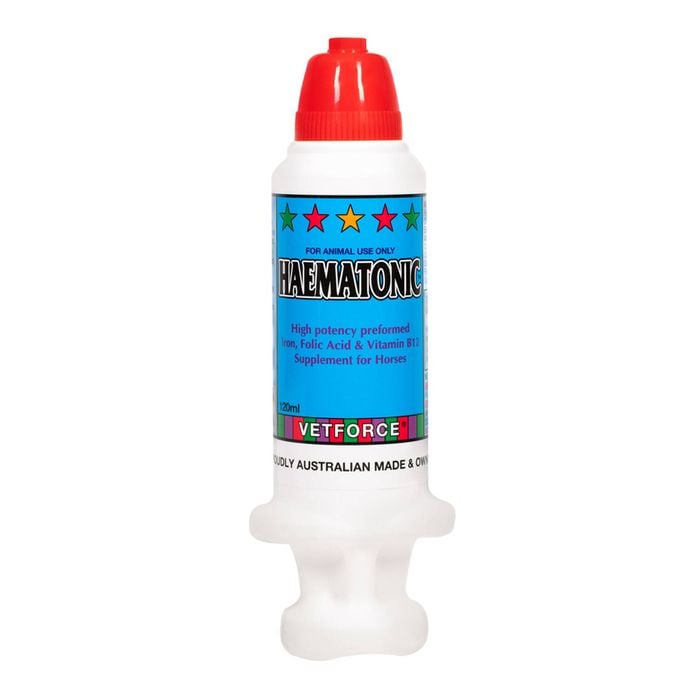 Carbine Haematonic Iron Folic Acid & Vitamin B12 Supplement For Horses 120ml