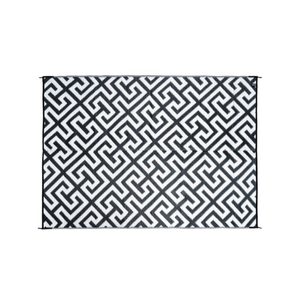 Outdoor Rug / Camping Mat - Luxe Black And White