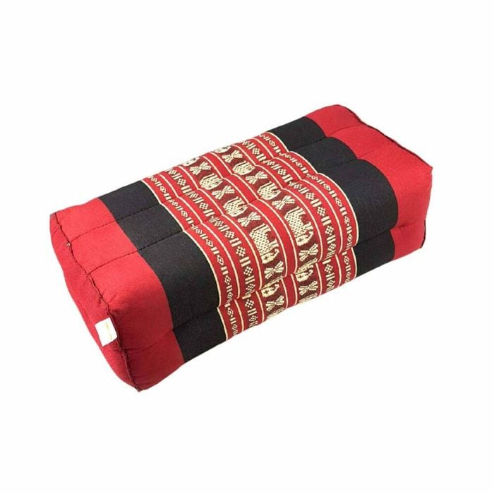 Handmade Yoga Block Meditation Cushion - Organic Kapok Thai Pillow For Yoga And Posture Support