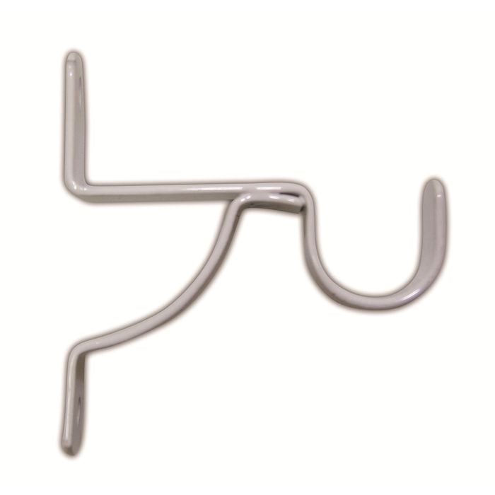 Windoware Curtain Cafe Rod Wall Bracket 50mm White 2pk