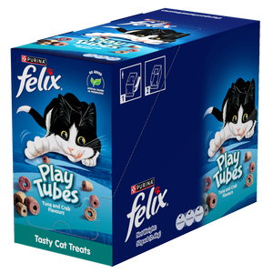 Felix 50g x 8 Tuna And Crab Treat Tubes