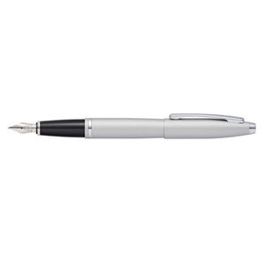 Cross Calais Fountain Pen Office Writing/singing Medium Nib Matte Grey/black