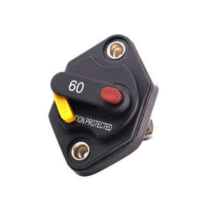 Exotronic 60a Mini Panel Mount Waterproof Dc Circuit Breaker