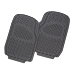 MyCar Velocity 2-Piece Car Mat - Grey Rubber