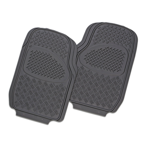 MyCar Velocity 2-Piece Car Mat - Grey Rubber