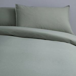 Canningvale Single Cozi Cotton Quilt Cover Set - Mineral Green