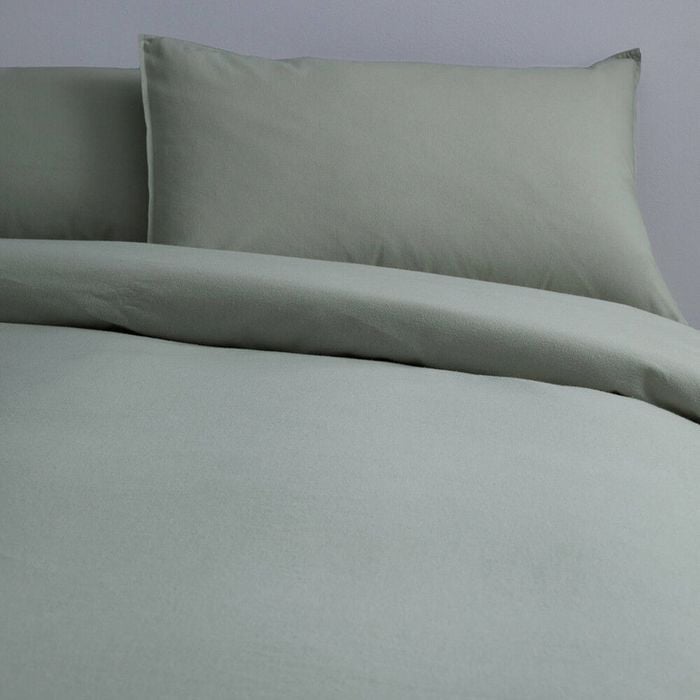 Canningvale Single Cozi Cotton Quilt Cover Set - Mineral Green