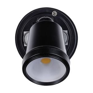 Brilliant Black Raptor III Single LED Flood Light