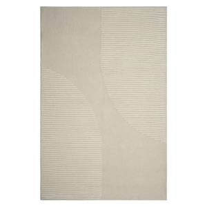 Gripwell 160 x 230cm Natural Beige Tufted Wool Rug