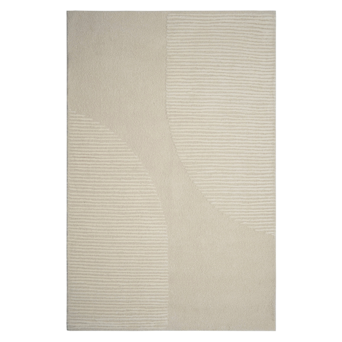 Gripwell 160 x 230cm Natural Beige Tufted Wool Rug