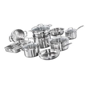 Iconix 9 Piece Stainless Steel Cookware Set 16x10cm Baccarat